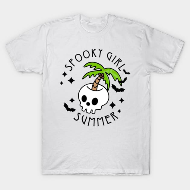 Spooky Girl Summer T-Shirt by Welcome To Chaos 